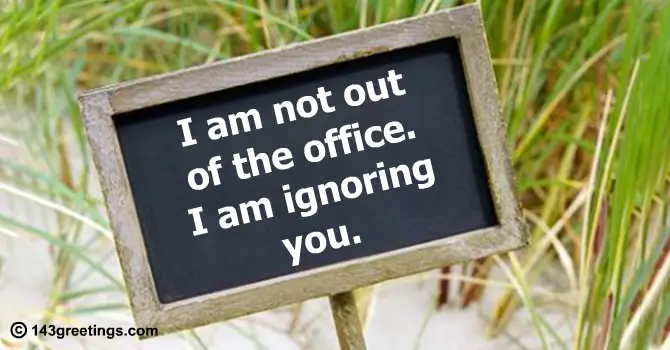 Funny Out Of The Office Messages